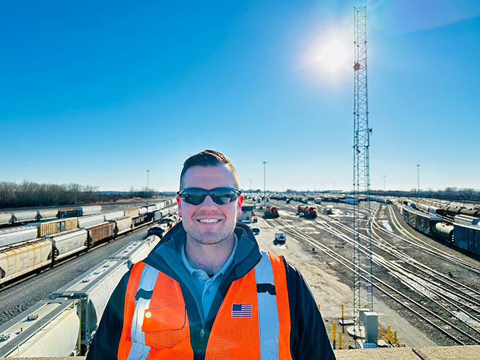 Tim Worrell, assistant superintendent of the Galesburg Terminal 