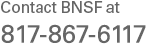 Contact temperature controlled at BNSF at 817-867-6117